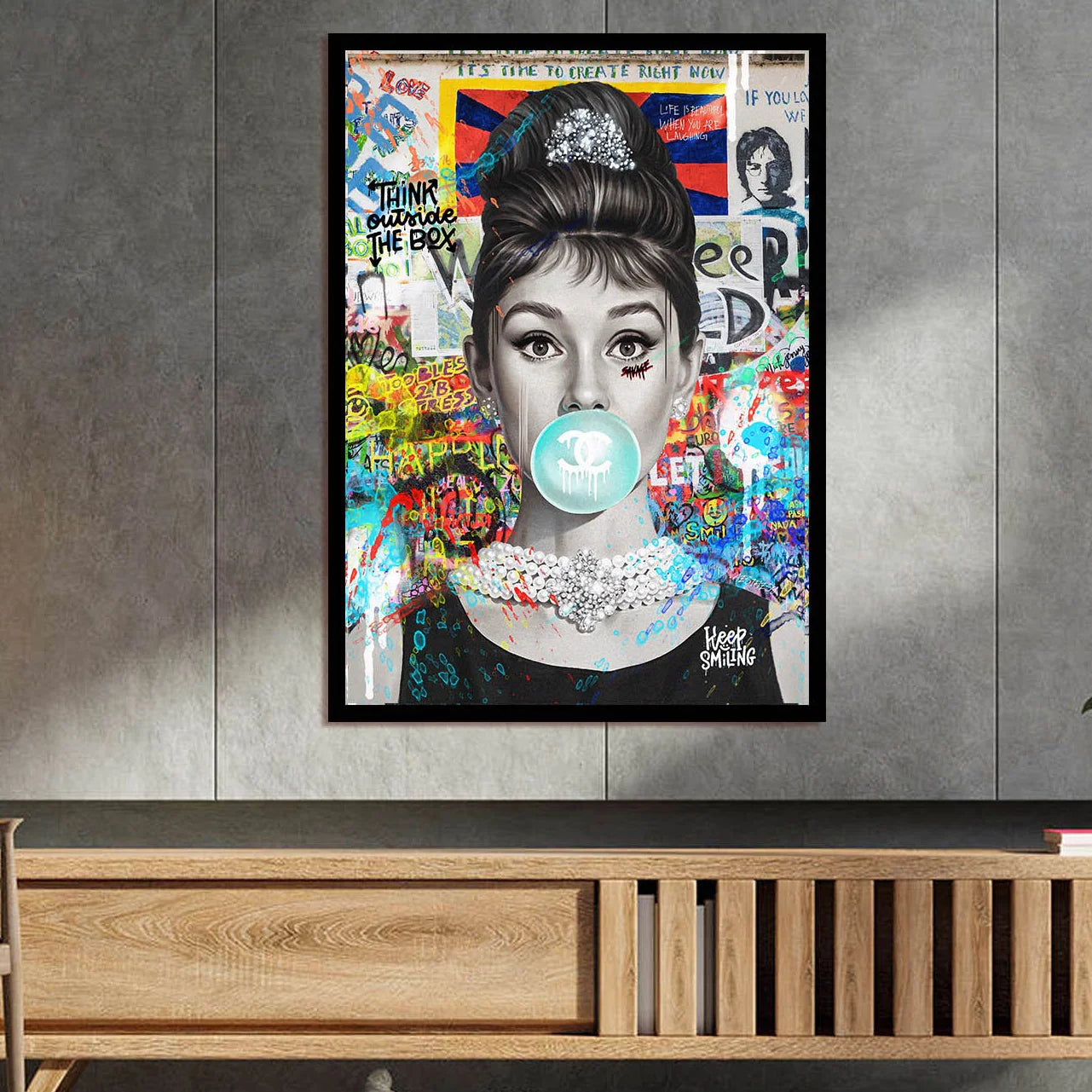 Audrey Hepburn Street Pop