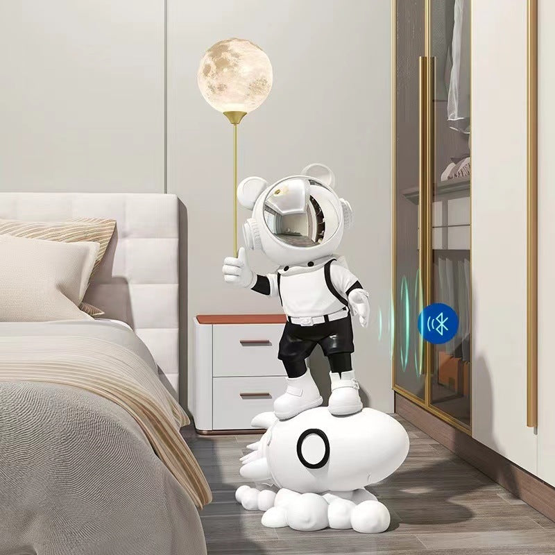 LED MODERN ASTRO STANDING LAMP LIVING ROOM LIGHT WITH BLUETOOTH AUDIO