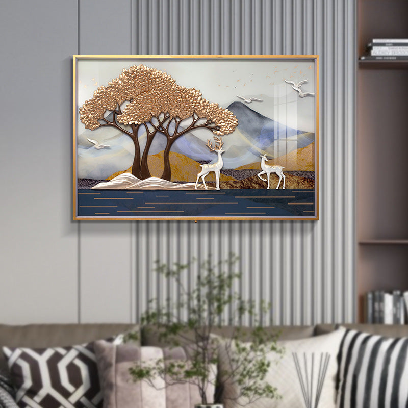 The Untraversed Path - Premium Wall Art With Led Lights