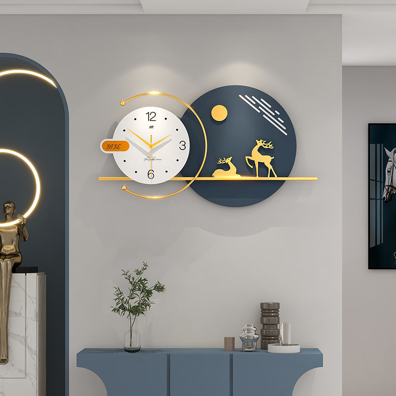 Fancy Metal Wall Clock For Home Decor