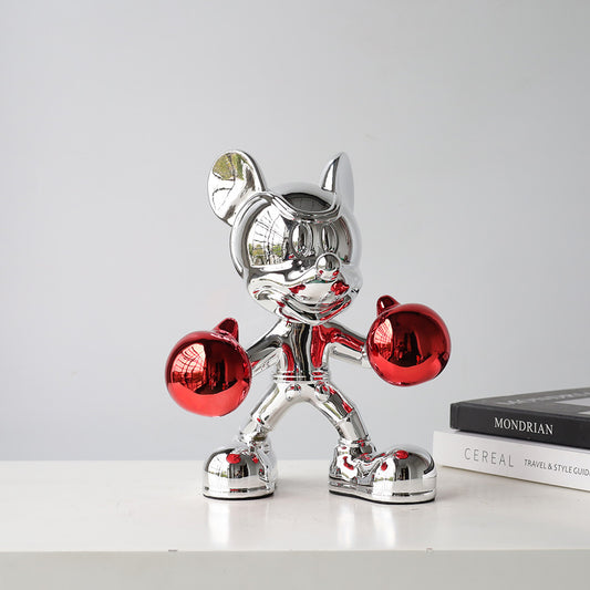 Glimpses of Innocence : Metal Mickey Mouse Table Showpiece - Silver