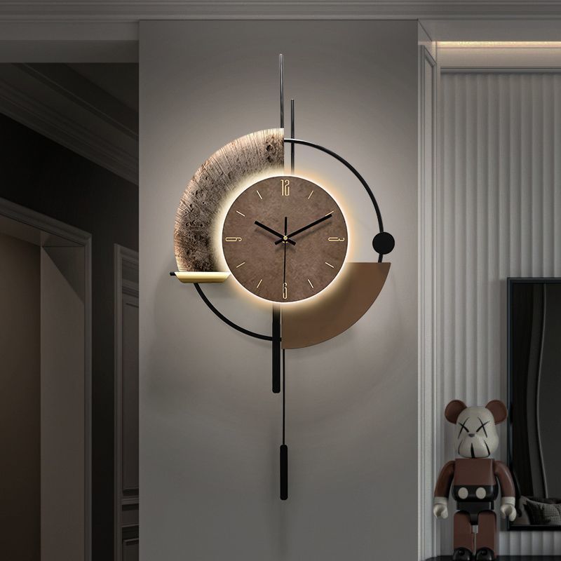Fancy Metal Wall Clock For Home Decor