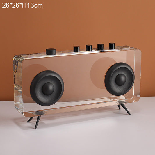 Redial - Crystal & Metal Vintage Speaker Showpiece