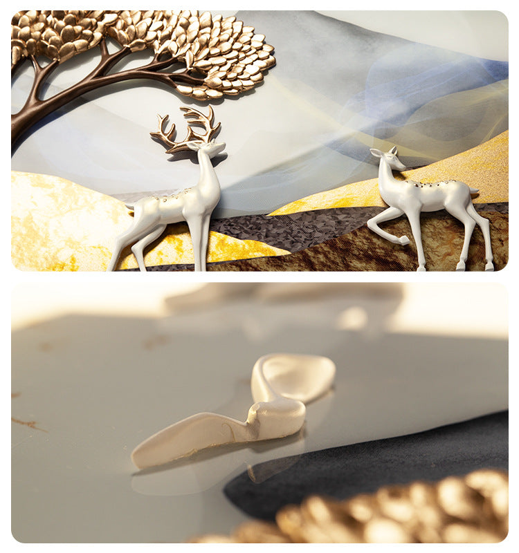 The Untraversed Path - Premium Wall Art With Led Lights