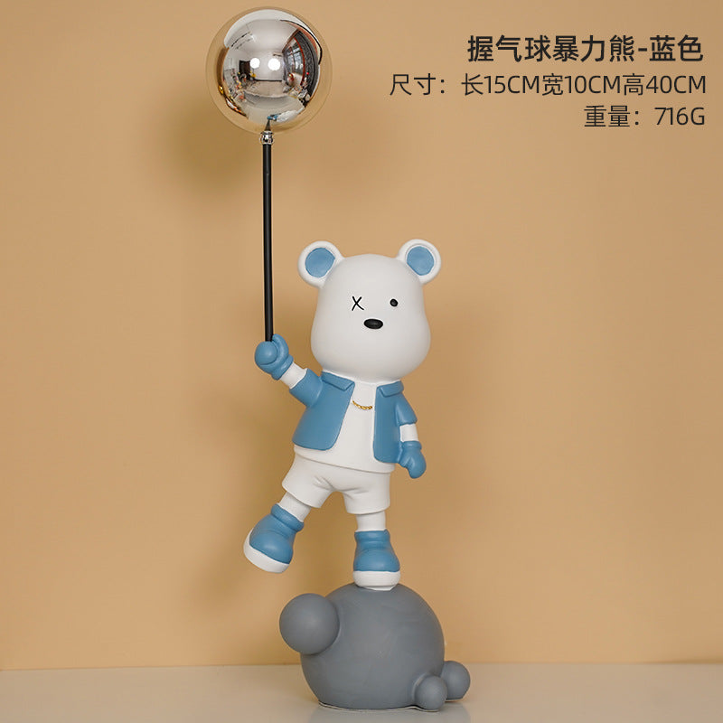 Astro Standing on Spaceship Figurine