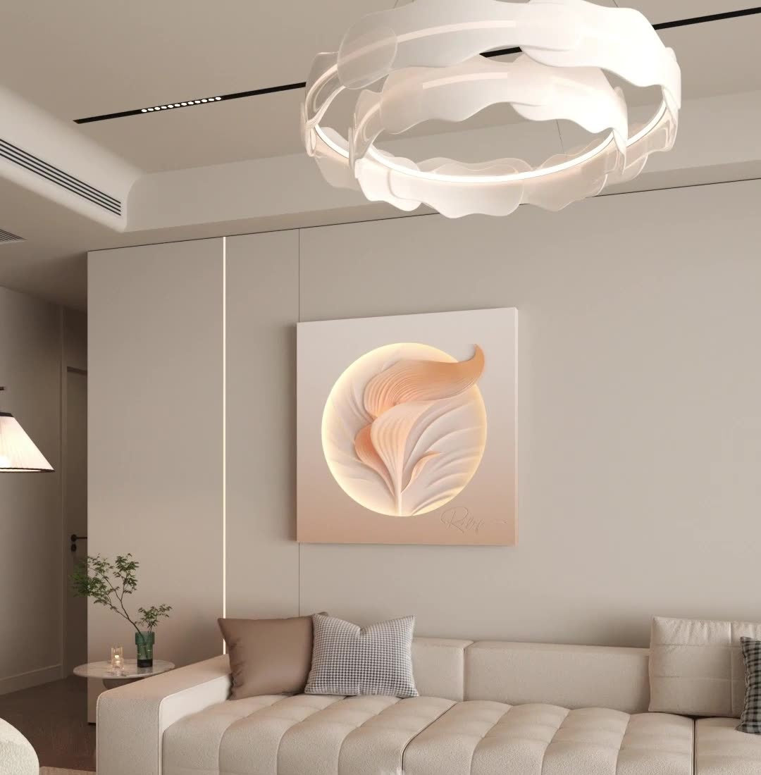 Aurelian Dawn - Nature Themed Premium Wall Art With LED Lights