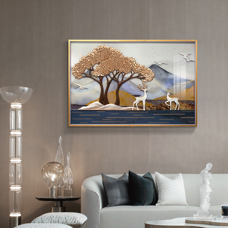 The Untraversed Path - Premium Wall Art With Led Lights