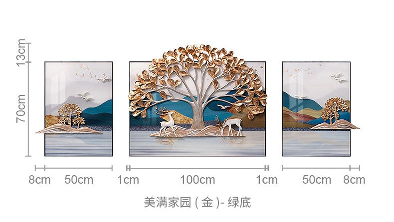 Astral - Nature Scenery Inspired Premium Wall Decor ~ 7.5 feet Long