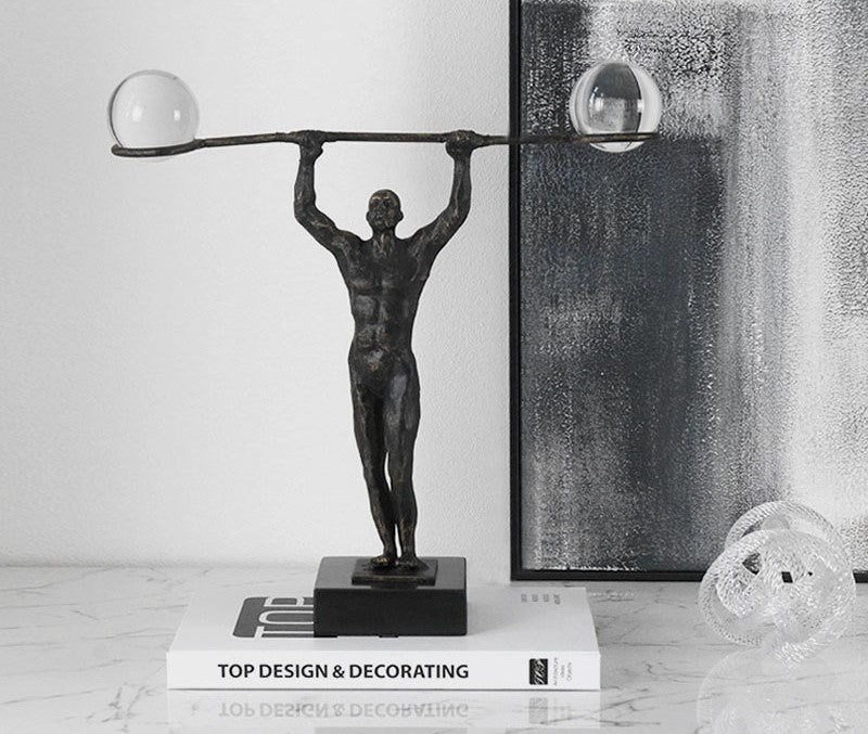 Weight Lifting Men Home Decor