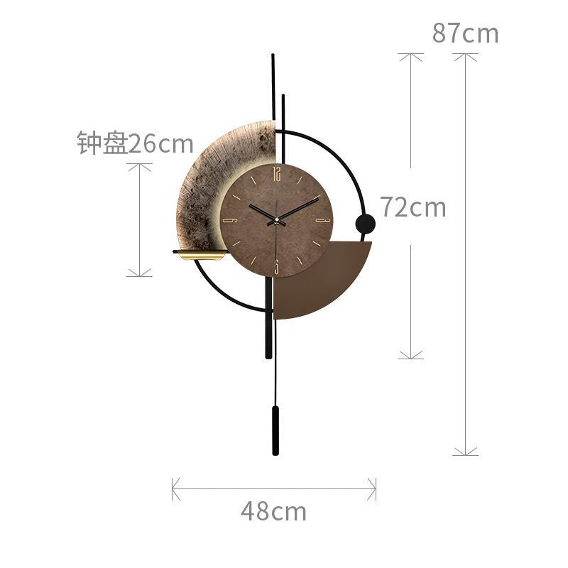 Fancy Metal Wall Clock For Home Decor