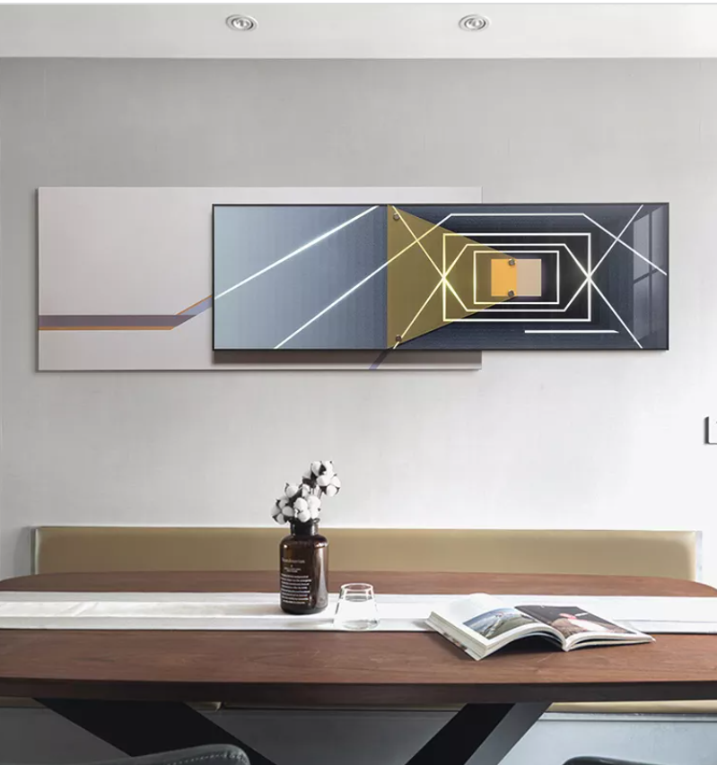 Dreaming in Patterns - Metal Premium Abstract Wall Art