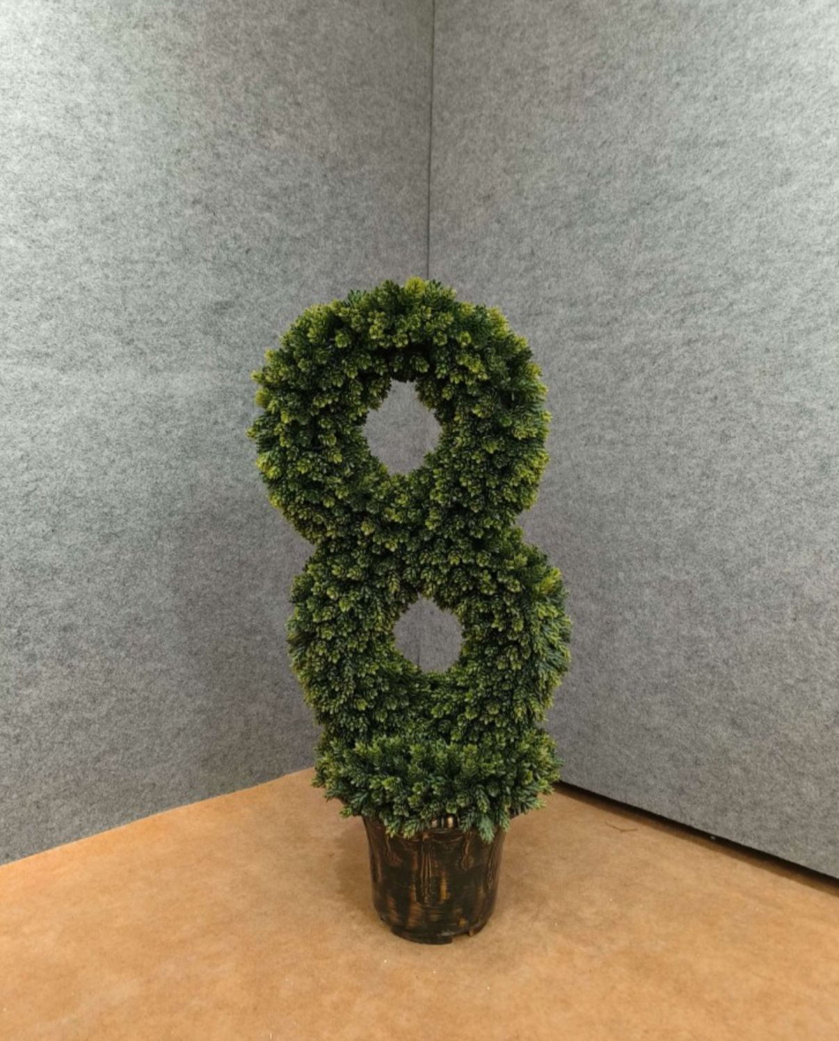 Artificial Garden Decor Boxwood Topiary Plant 37 Inches