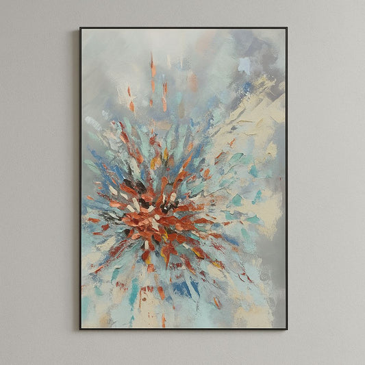 Its a Colourful World 100% Handpainted Wall Painting