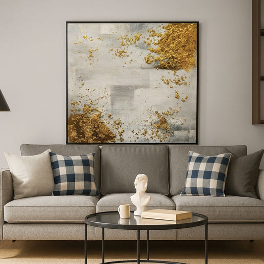 Beauty in Abstraction 100% Handpainted Wall Painting