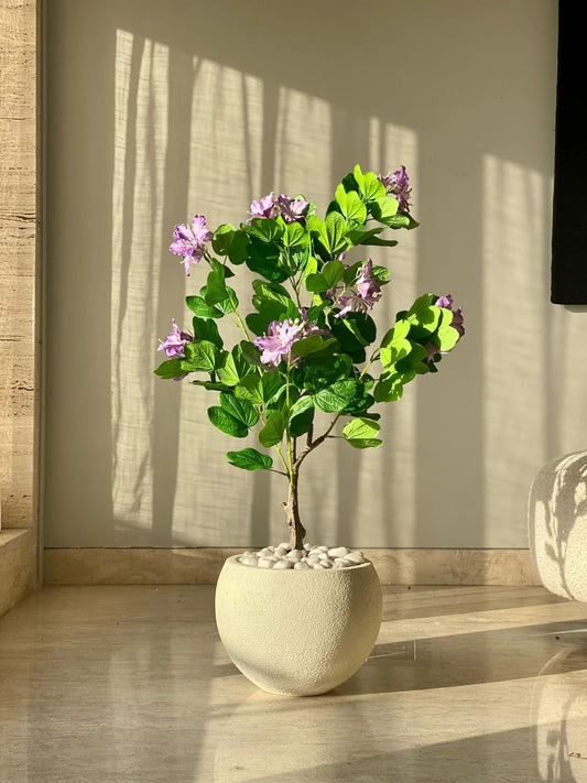Artificial Lilac Bauhinia Plant - 4 Feet
