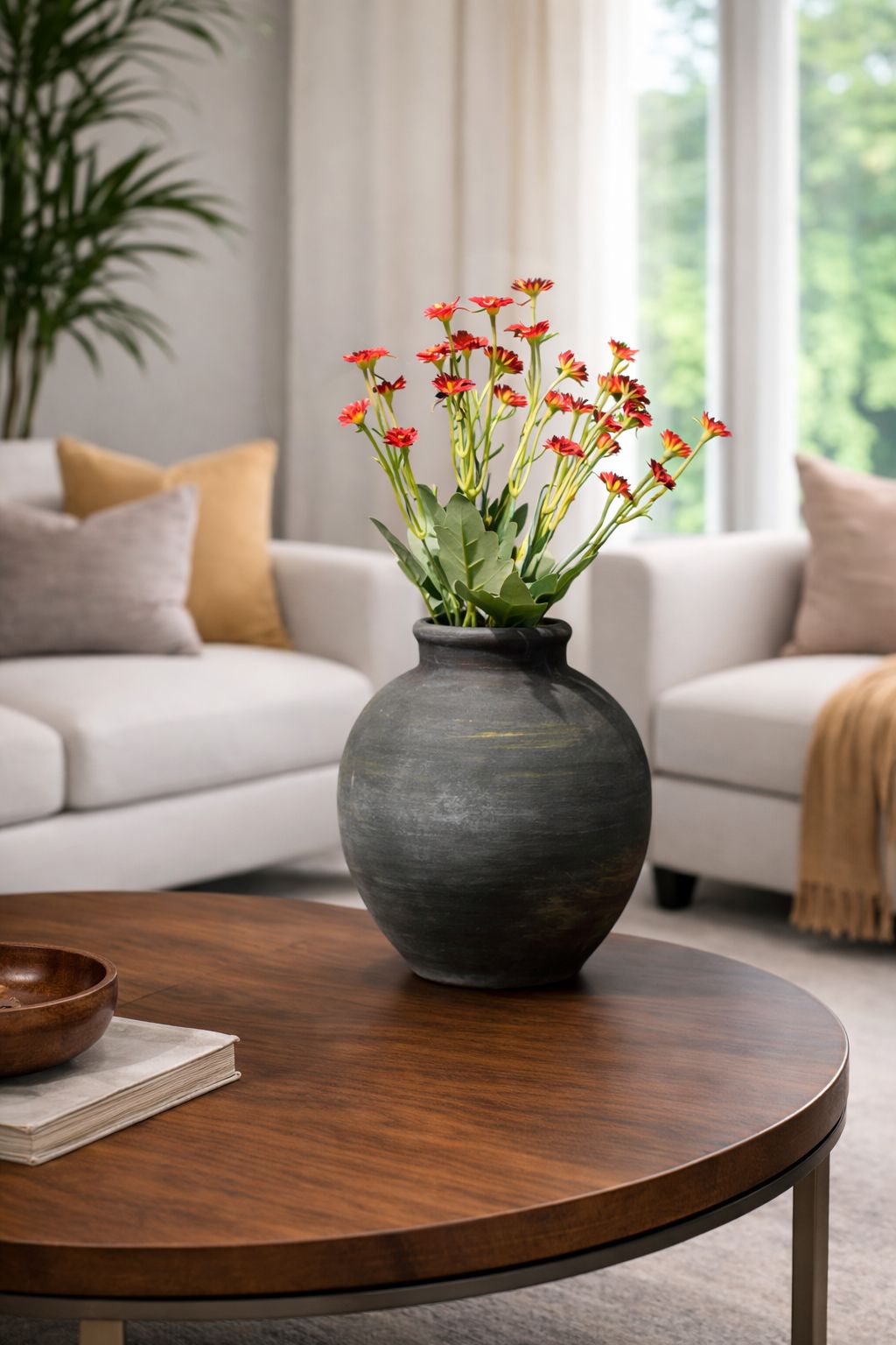 Premium Handcrafted Ceramic Flower Vase For Home - Style 29