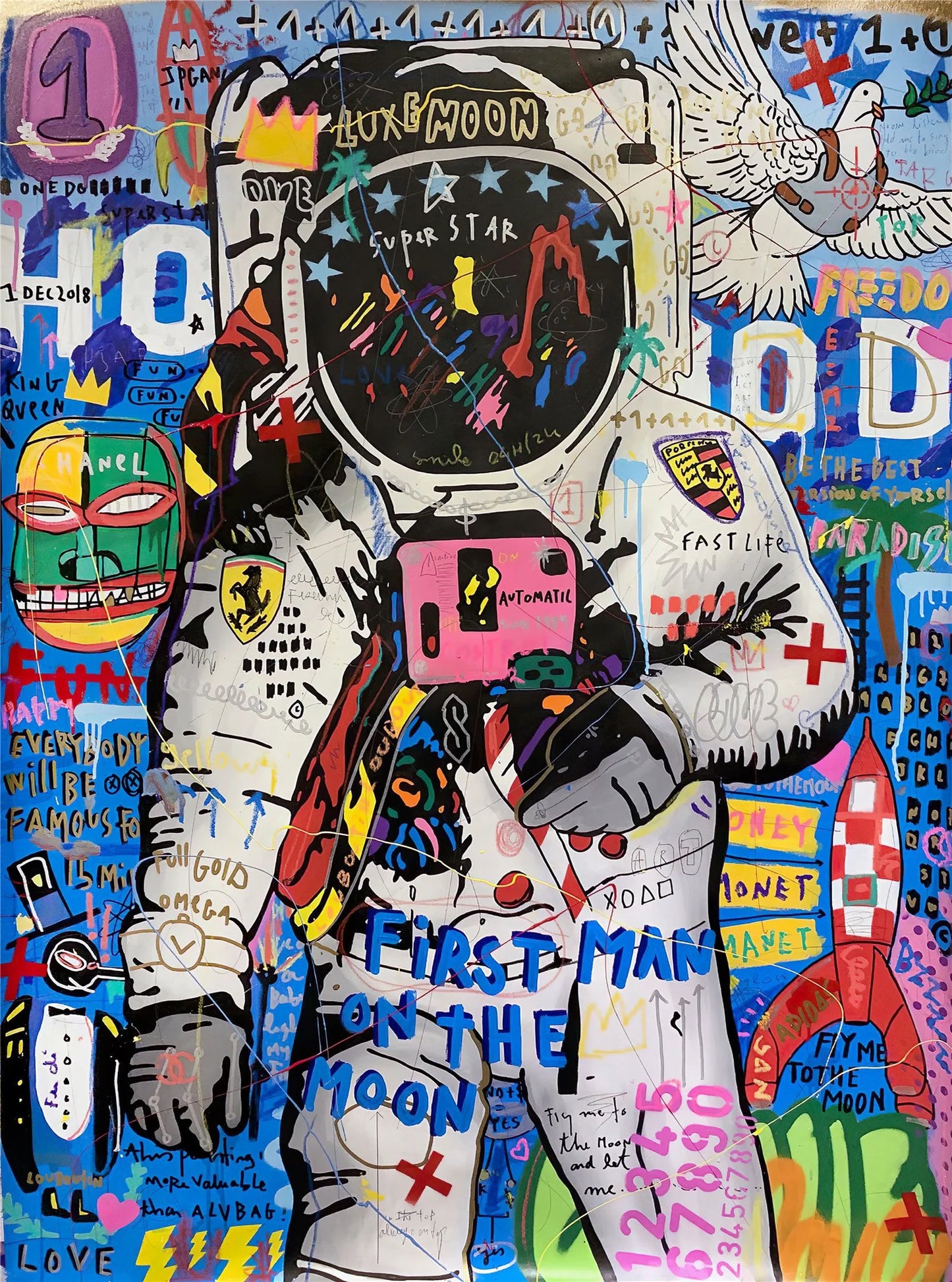 Astronaut Graffiti