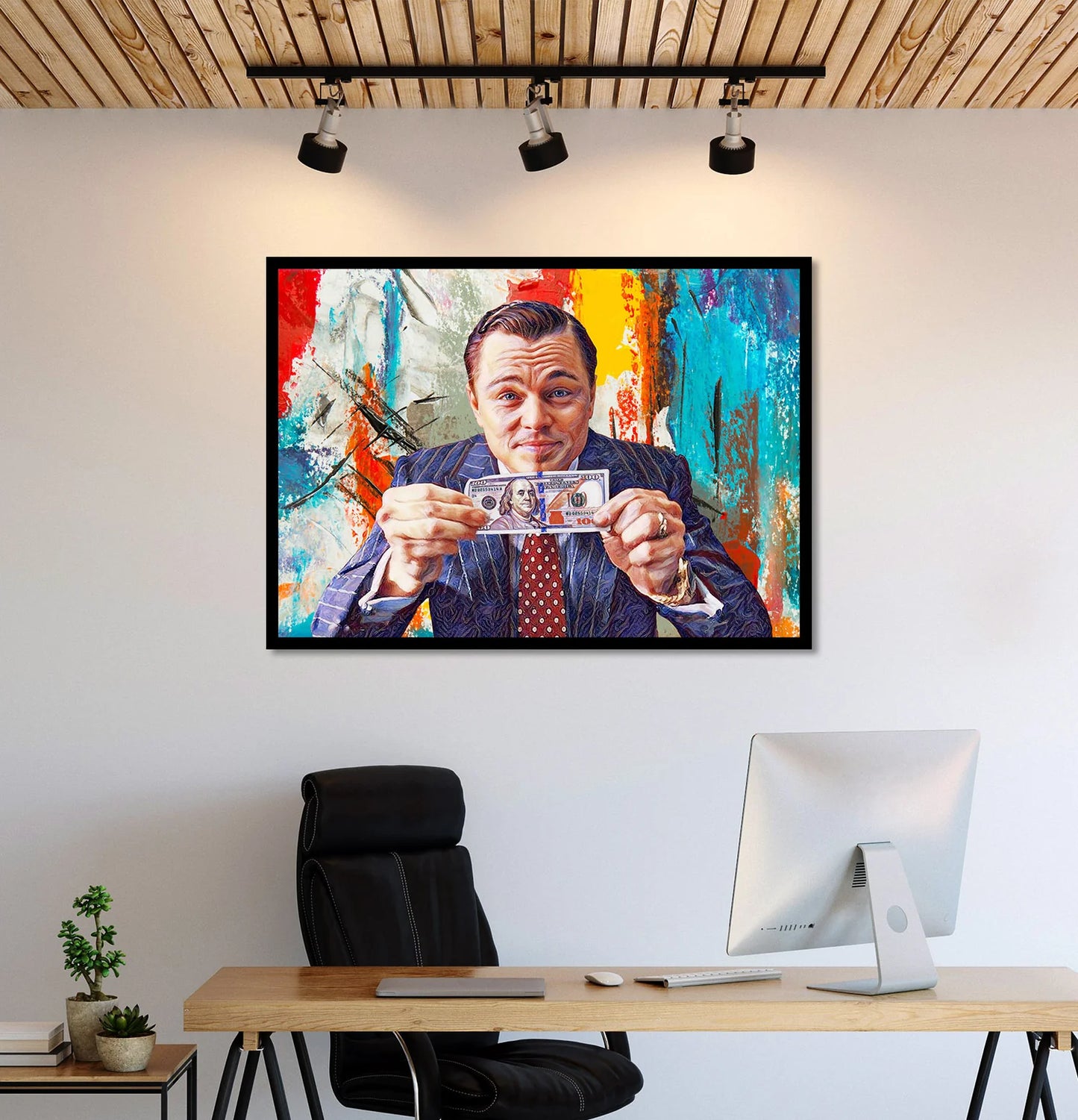 Dollar Bill and the Leonardo Canvas