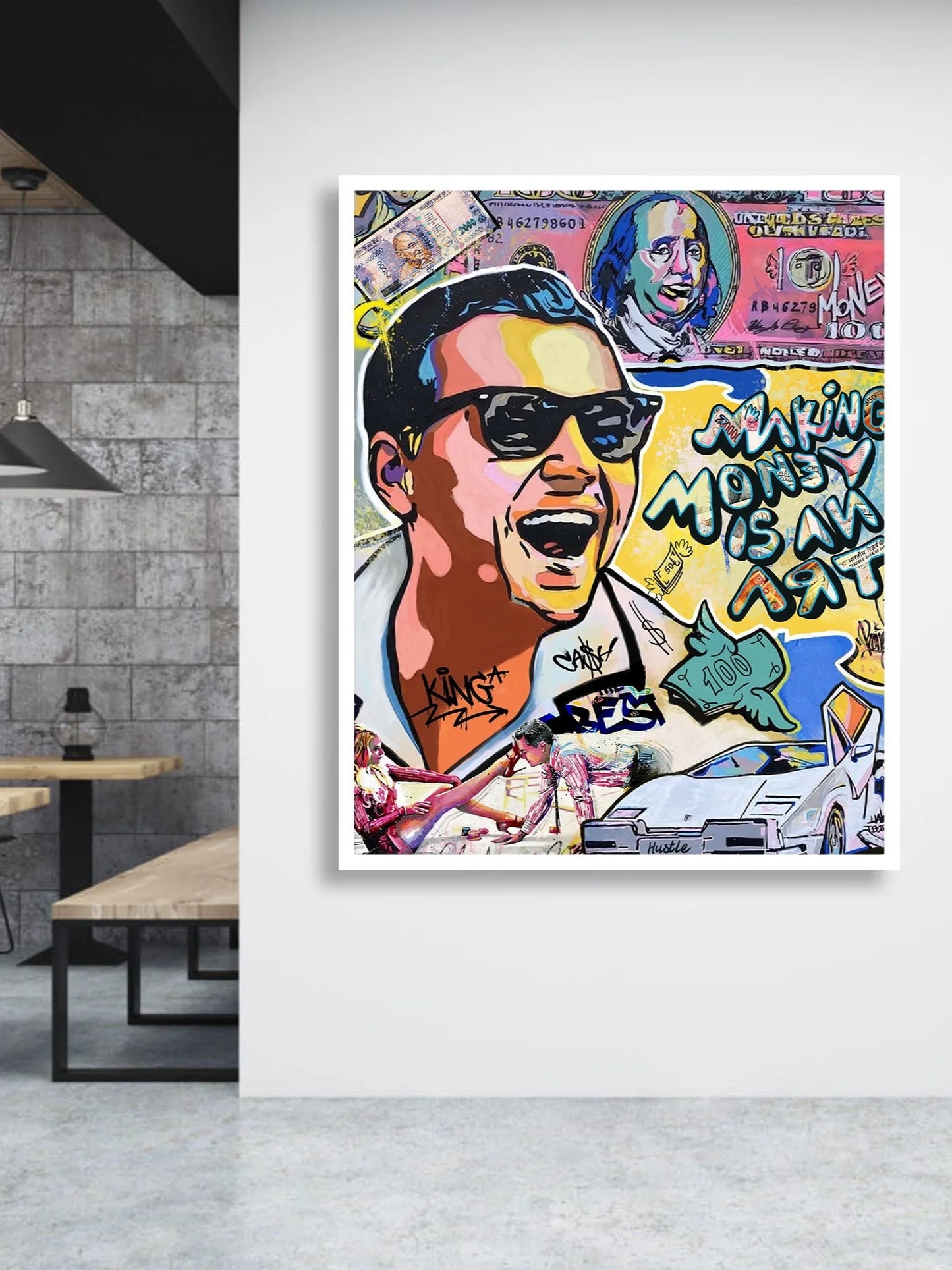 Making Money is an Art Canvas