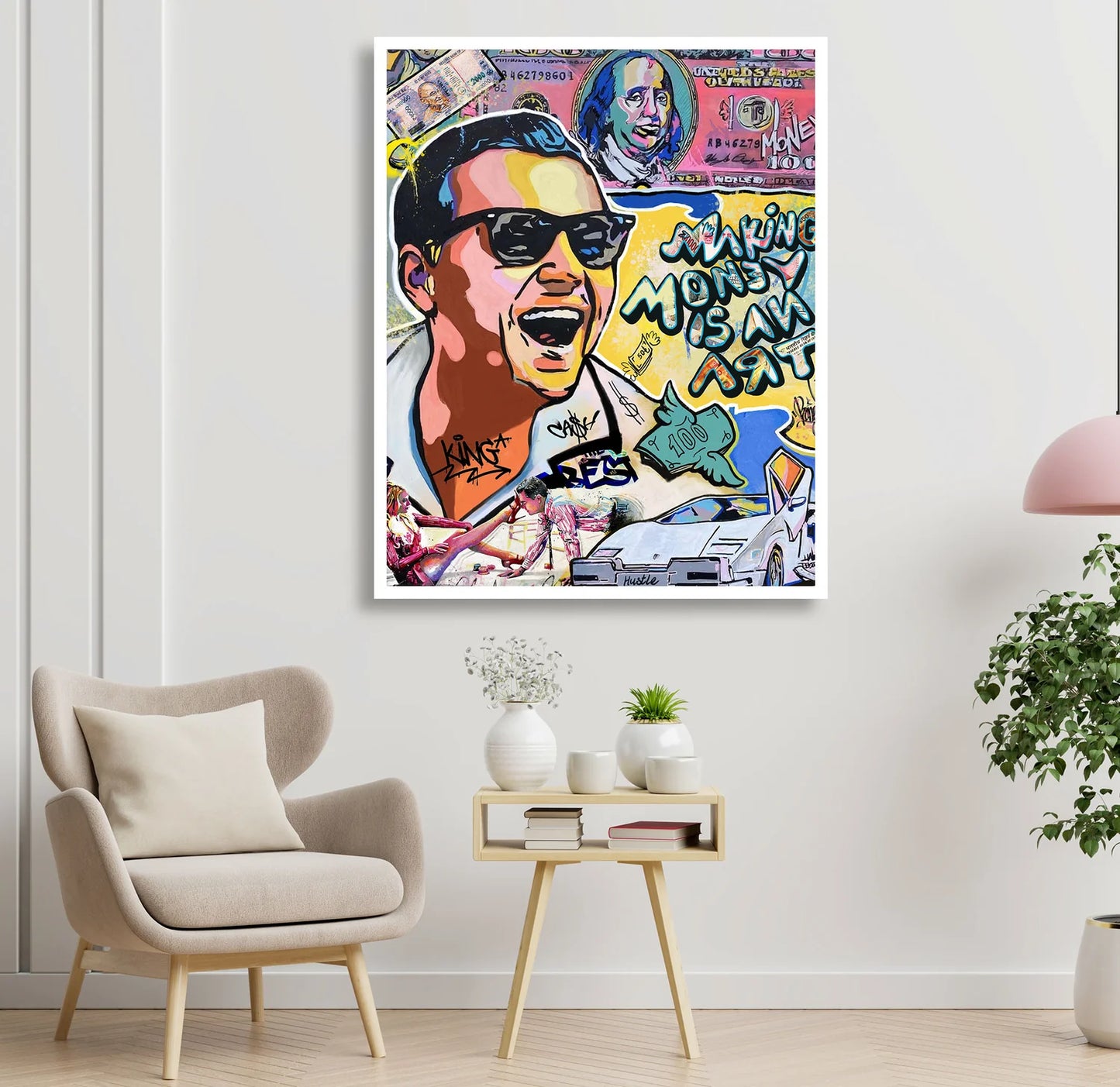 Making Money is an Art Canvas