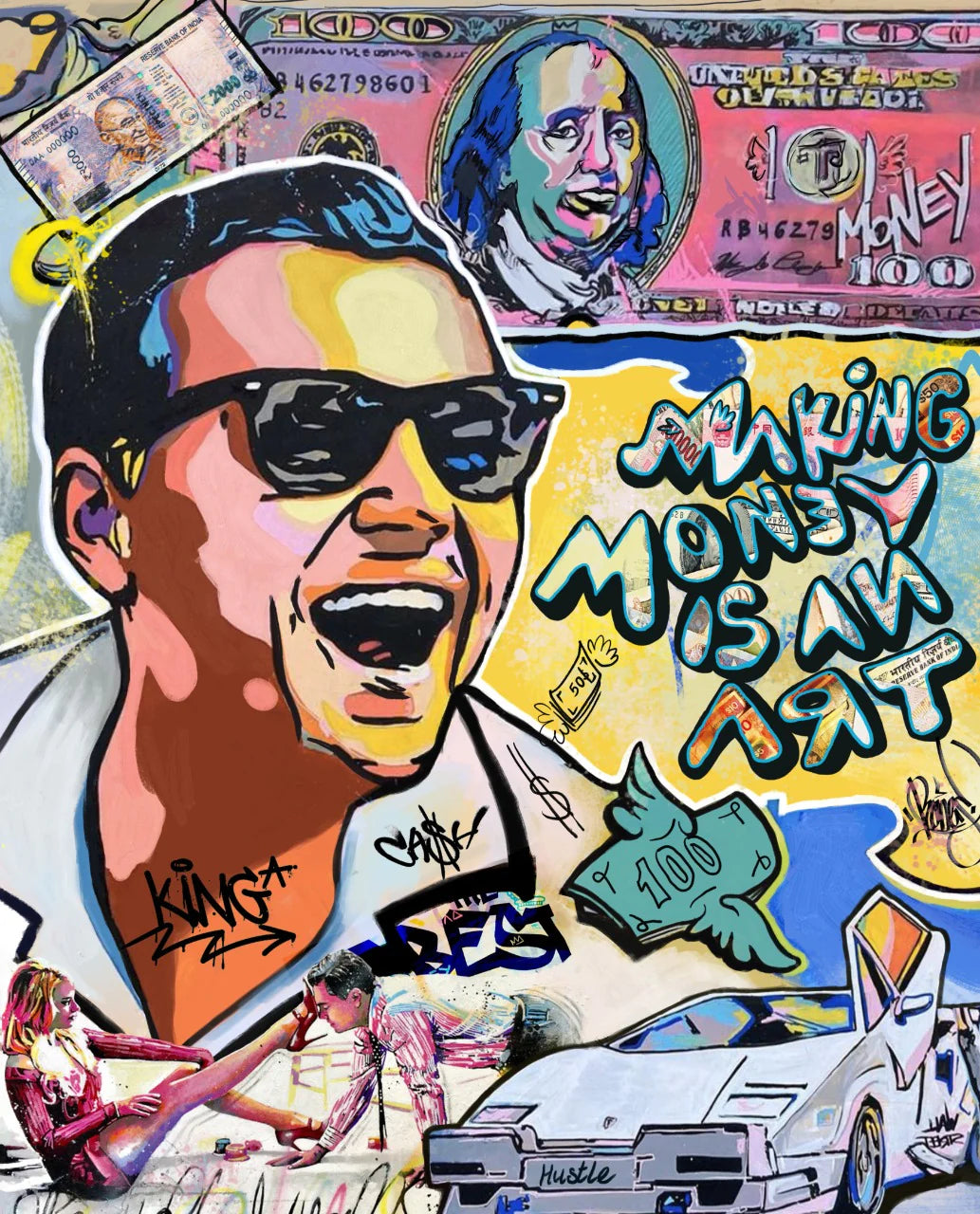 Making Money is an Art Canvas