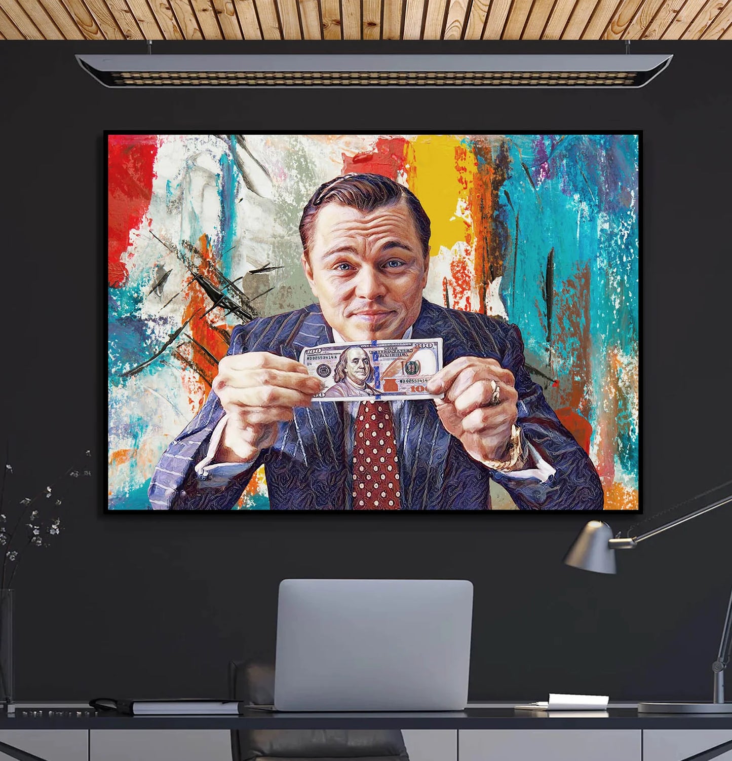 Dollar Bill and the Leonardo Canvas