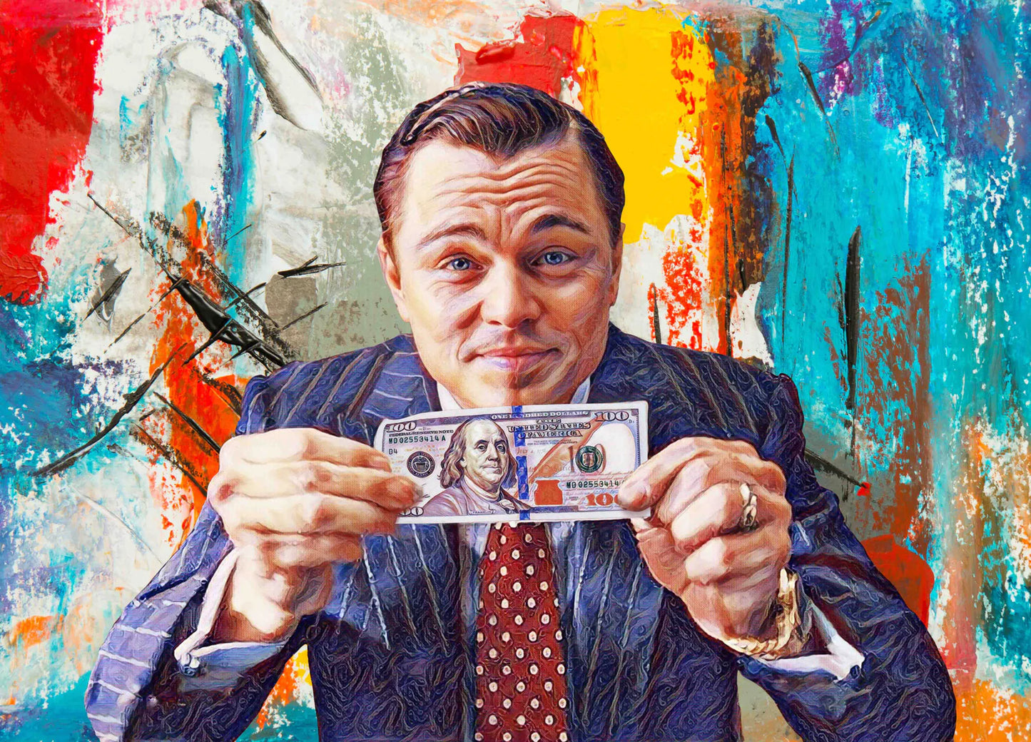 Dollar Bill and the Leonardo Canvas
