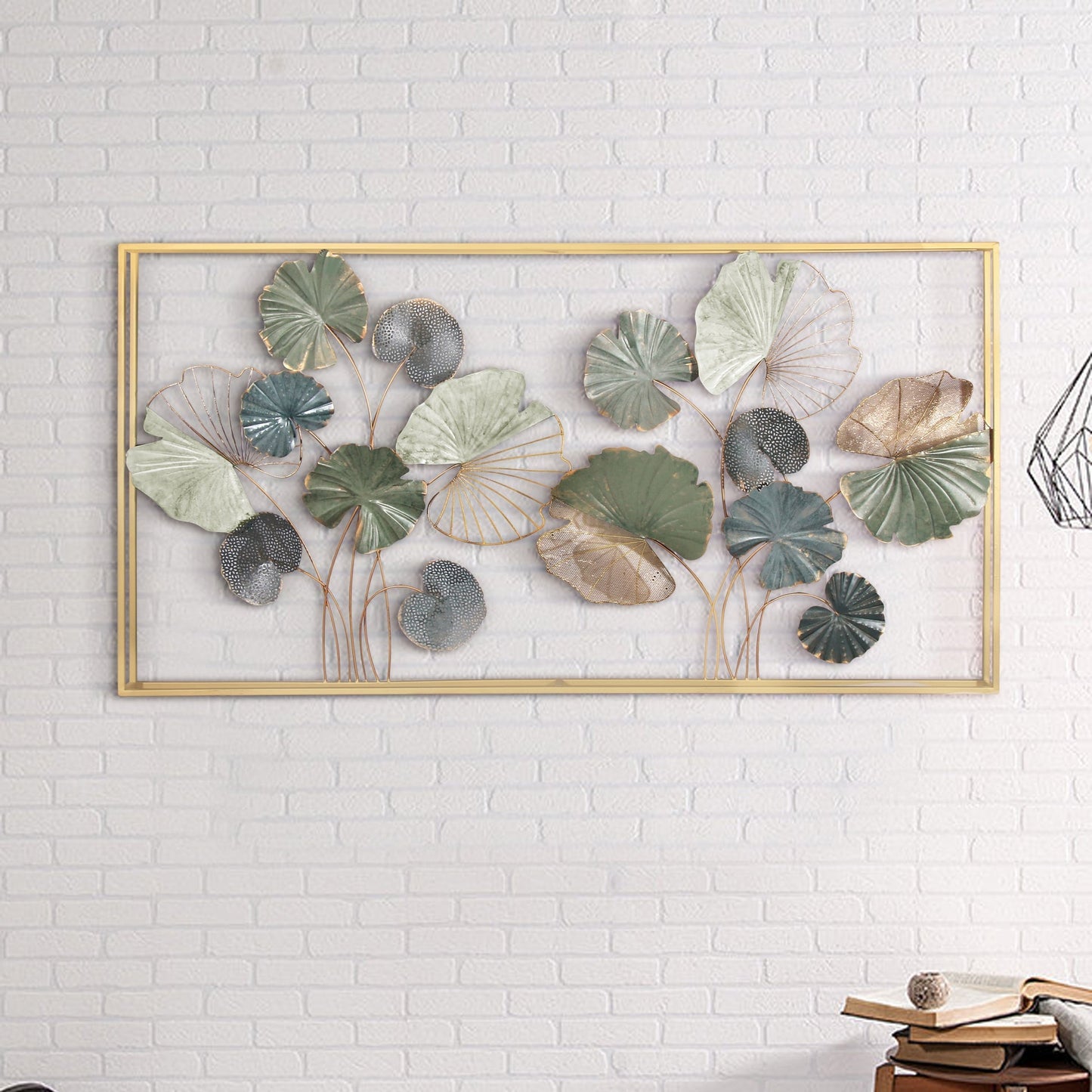 Double Frame Metal Wall Art For Home Decor