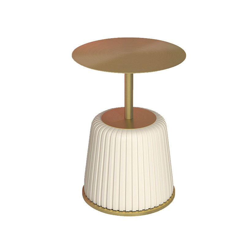 The Golden Sphere Accent Side Table (Stainless Steel)