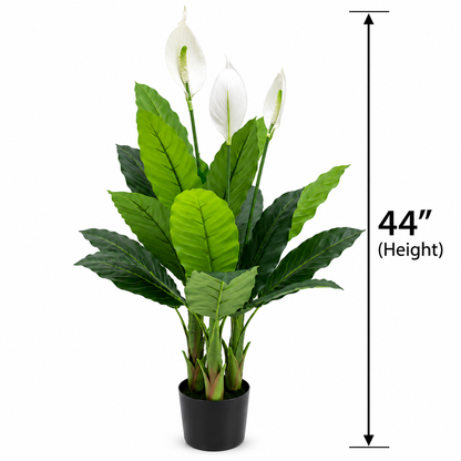 Peace Lily Artificial Plant [ 44 Inch ]