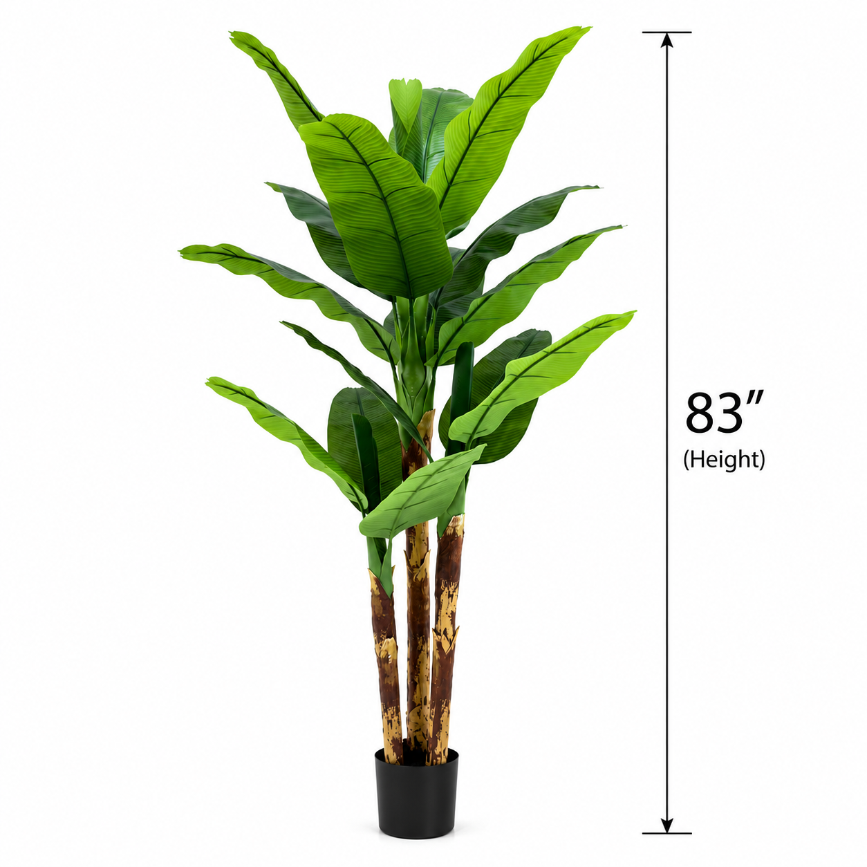 Banana Leaves Artificial Plant [ 83 Inches ]
