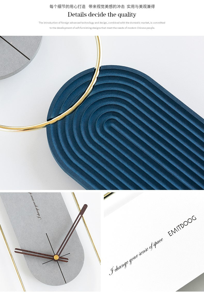 The Touch of Suave - Luxe Wall Clock - Style 5