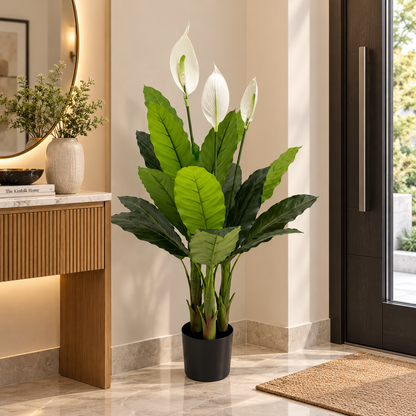 Peace Lily Artificial Plant [ 44 Inch ]