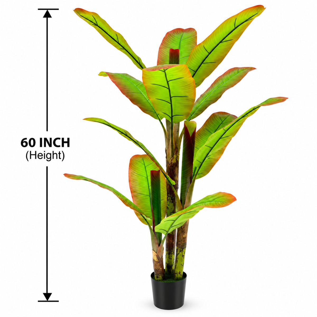Mini Banana Artificial Plant [ 60 Inch ]