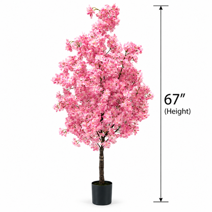 Pink Cherry Blossom Tree [ 67 Inch ]