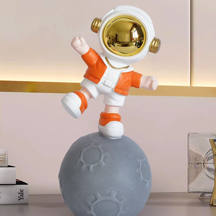 Astro Dancing on Moon Figurine