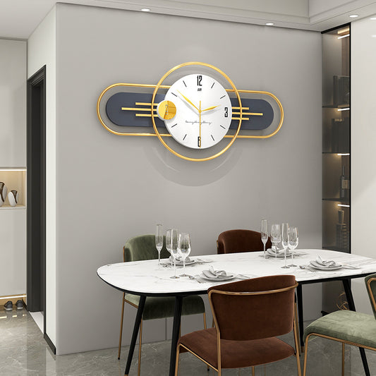 Fancy Metal Wall Clock For Home Decor