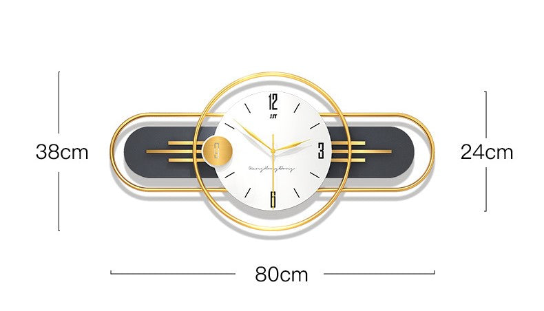 Fancy Metal Wall Clock For Home Decor