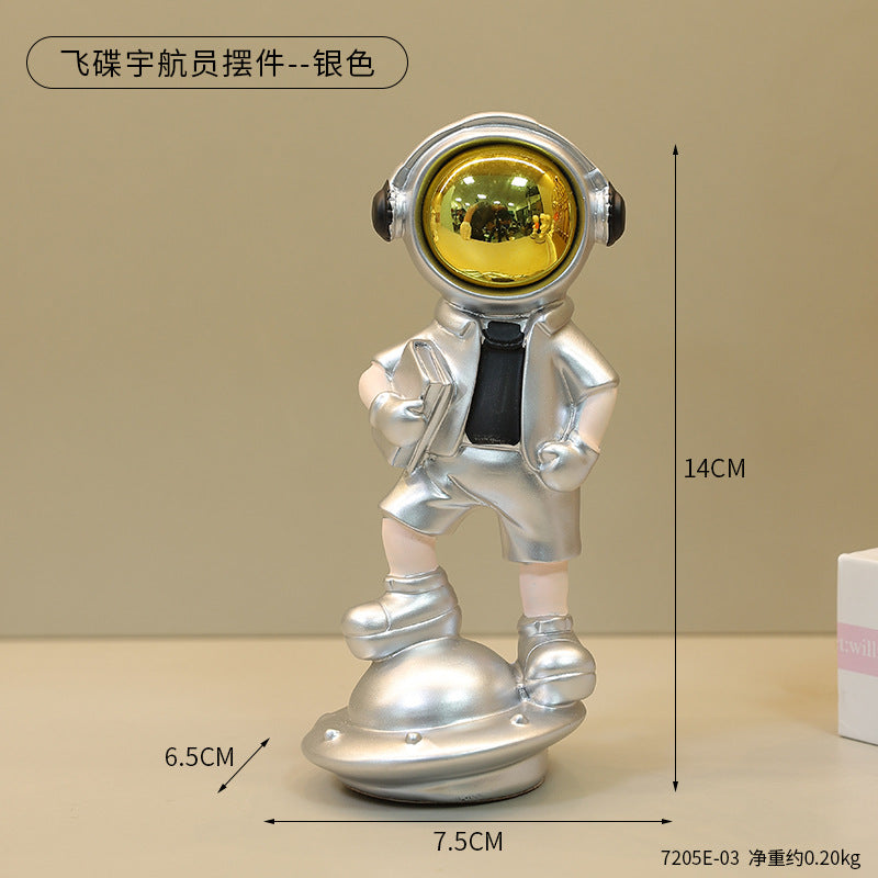 Astro Standing on Spaceship Figurine