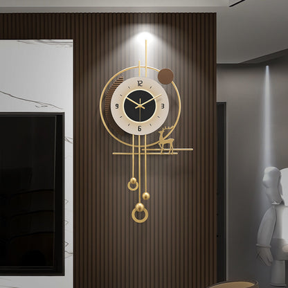 Fancy Metal Wall Clock For Home Decor