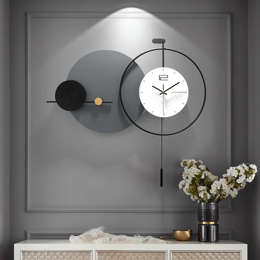Fancy Metal Wall Clock For Home Decor