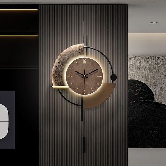 Fancy Metal Wall Clock For Home Decor