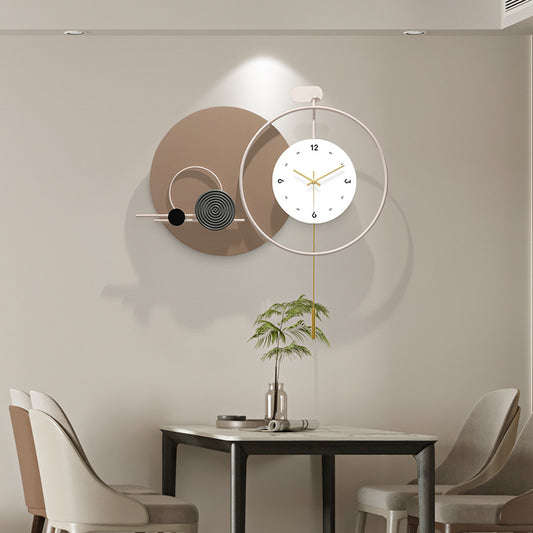 Fancy Metal Wall Clock For Home Decor