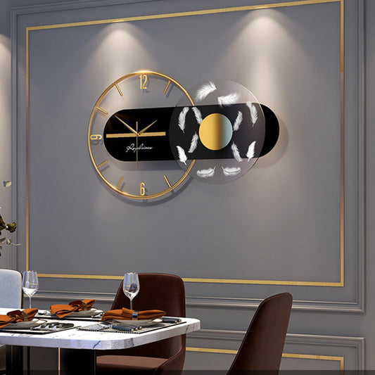 Fancy Metal Wall Clock For Home Decor