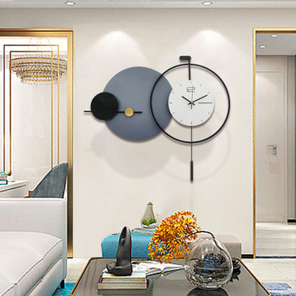 Fancy Metal Wall Clock For Home Decor