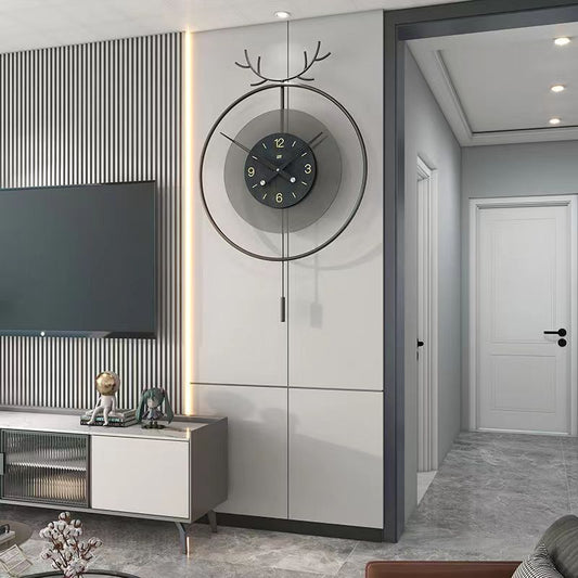 Fancy Metal Wall Clock For Home Decor