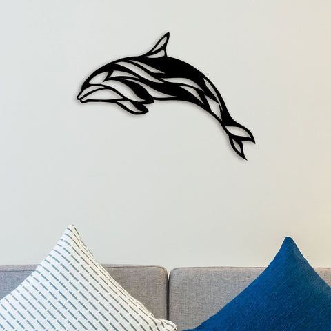 Dolphin Metal Wall Art