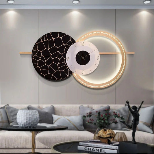 The Centre Of Our World Luxe Wall Clock