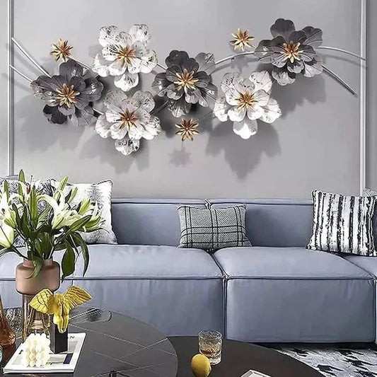Floral Metal Wall Art For Wall Decor