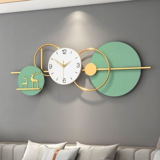Fancy Metal Wall Clock For Home Decor